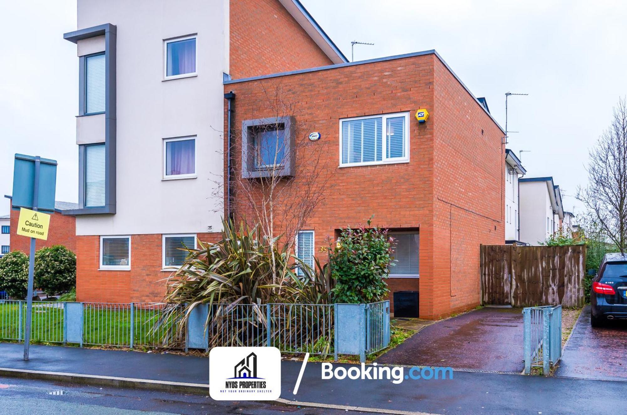3 Bedroom House By Nyos Properties Short Lets & Serviced Accommodation Manchester With Parking 외부 사진